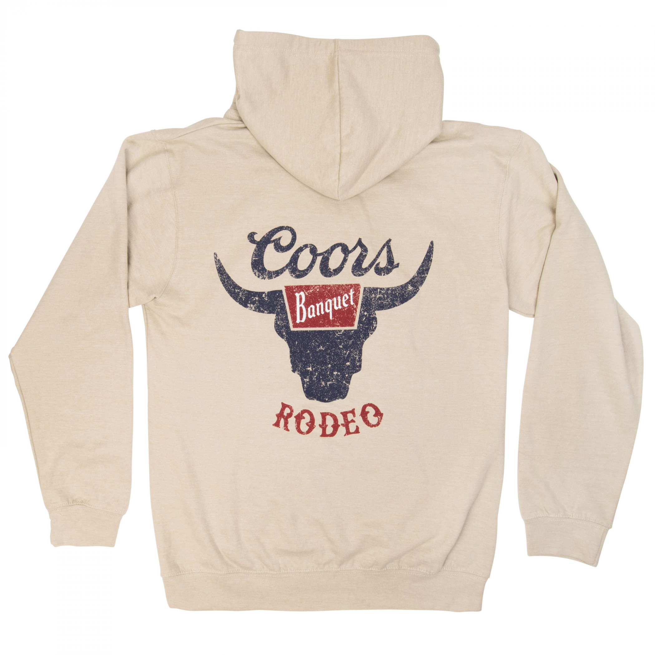 Coors Banquet Rodeo Logo Sand Pull-Over Hoodie